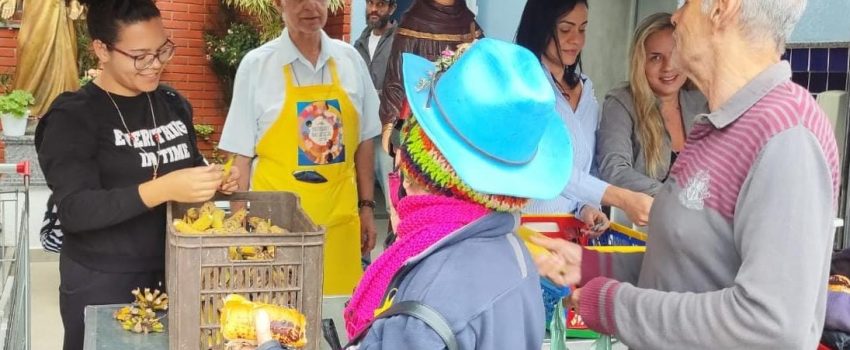 Napoliana en banco de alimentos